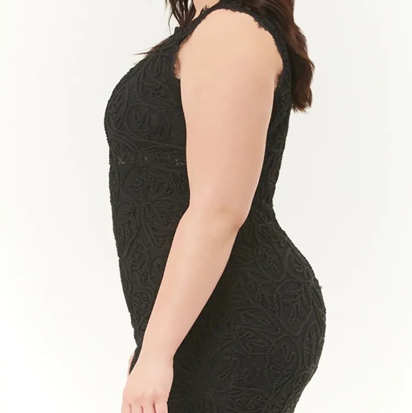 Rope Eyelash Lace Dress - Picture 3 of 7